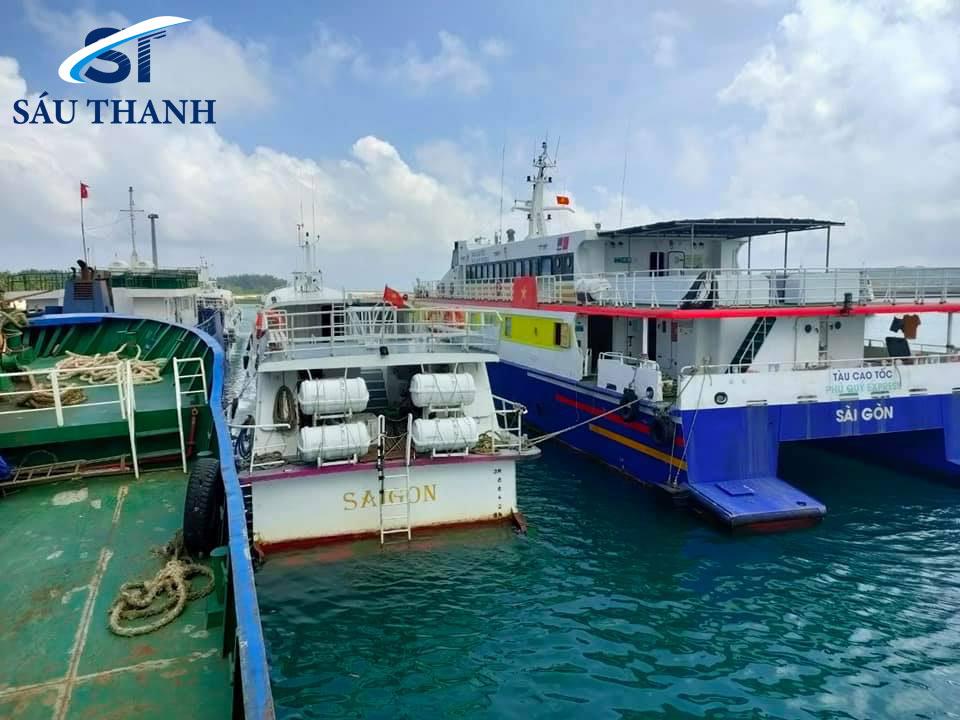 BẢO DƯỠNG ĐỘNG CƠ PHỤ TÙNG DETROIT TÀU PHÀ CAO TỐC CẢNG PHAN THIẾT SÁU THANH